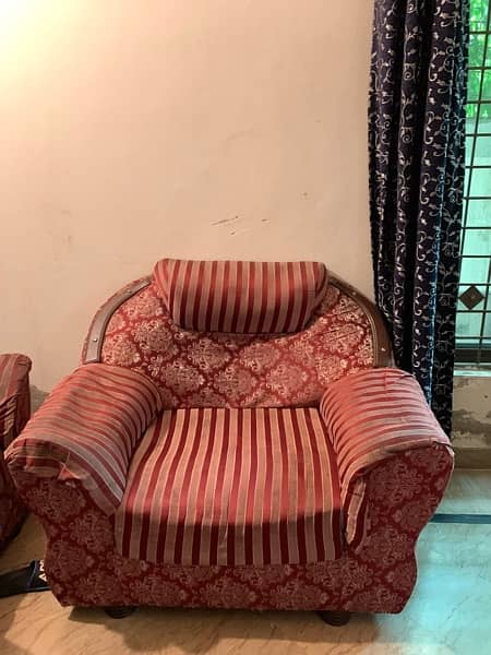 1 seater and 3 seater sofa for sale 1