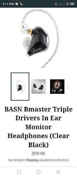 original price 30k Basn bmaster detachable handsfree for musicians 0