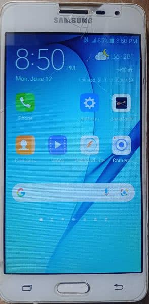Used Samsung J3 Touch m Screch han With Box for sale 0