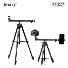 Jmary KP-2207 Overhead & Professional Vloging 2 in 1 Tripod 0