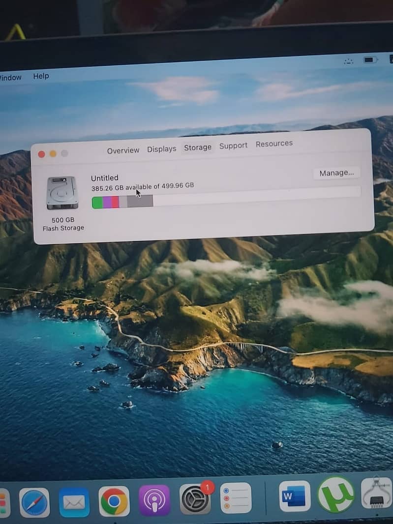 MacOS Monterey (15-inch, 2019) core i7 10