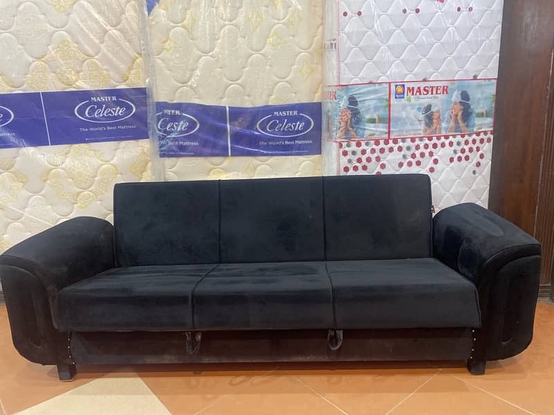 sofa + bed (2in1)(sofa cum bed)(Molty foam )(10 years warranty ) 14