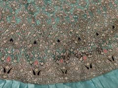 Beautiful aqua colour maxi dress