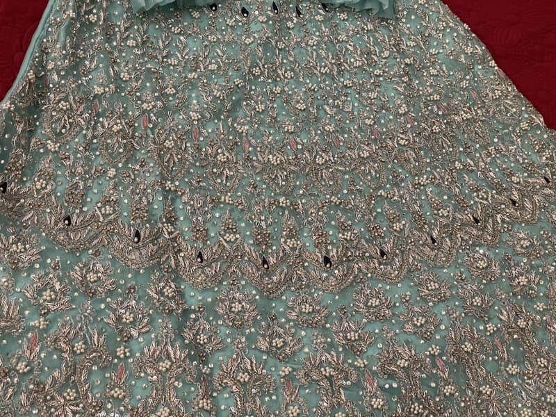 Beautiful aqua colour maxi dress 2