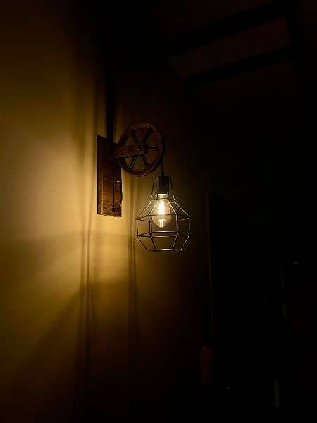 Vintage Pulley Wall Lamp 5