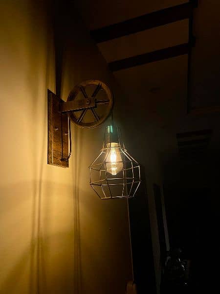 Vintage Pulley Wall Lamp 6
