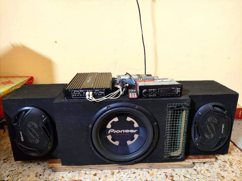 Pioneer Monster, pura ghar hil jayga, pioneer 12 inches woofer speaker 3