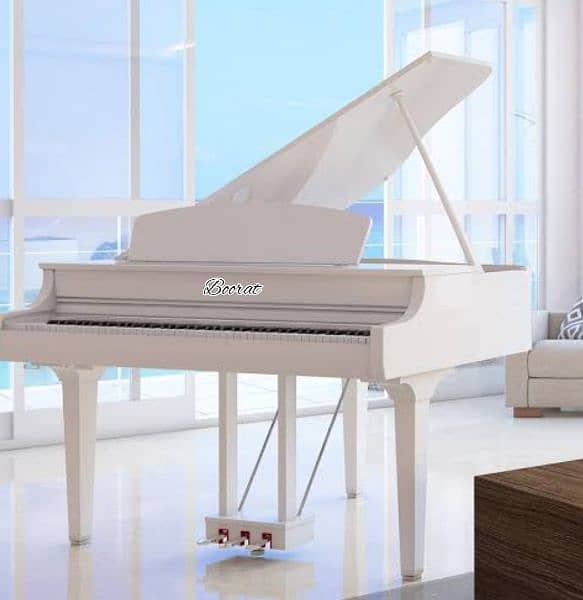 Boorat digital Grand piano available in black white & rosewood colors 0