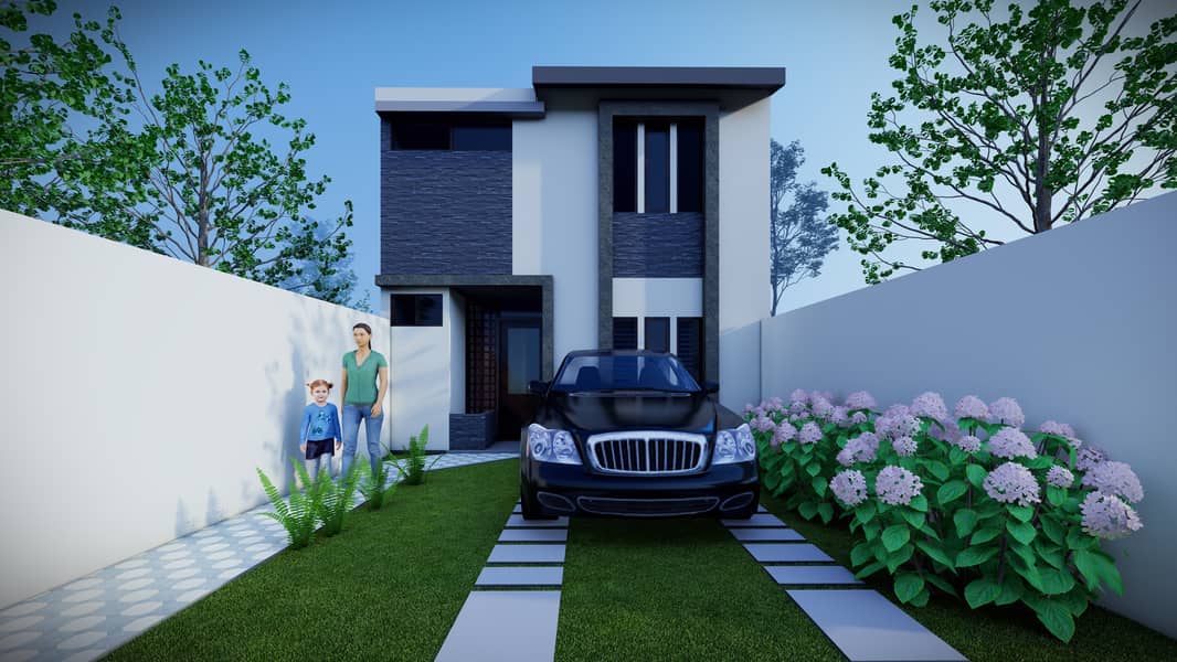 3 Bedroom House Model 0