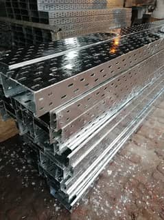 cable tray perforated GI Hot Dip Galvanized ladder type complete set 0