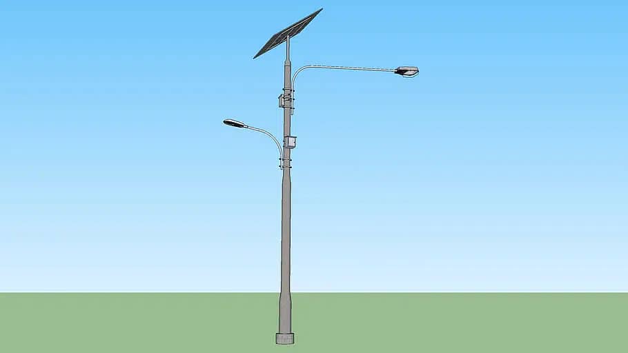 Street Lighting CCTV GDR Poles tower with J bolts octagonal conical 0