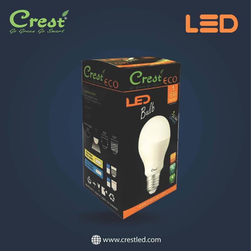 LED BULB LIGHT 12W B22/E27 2