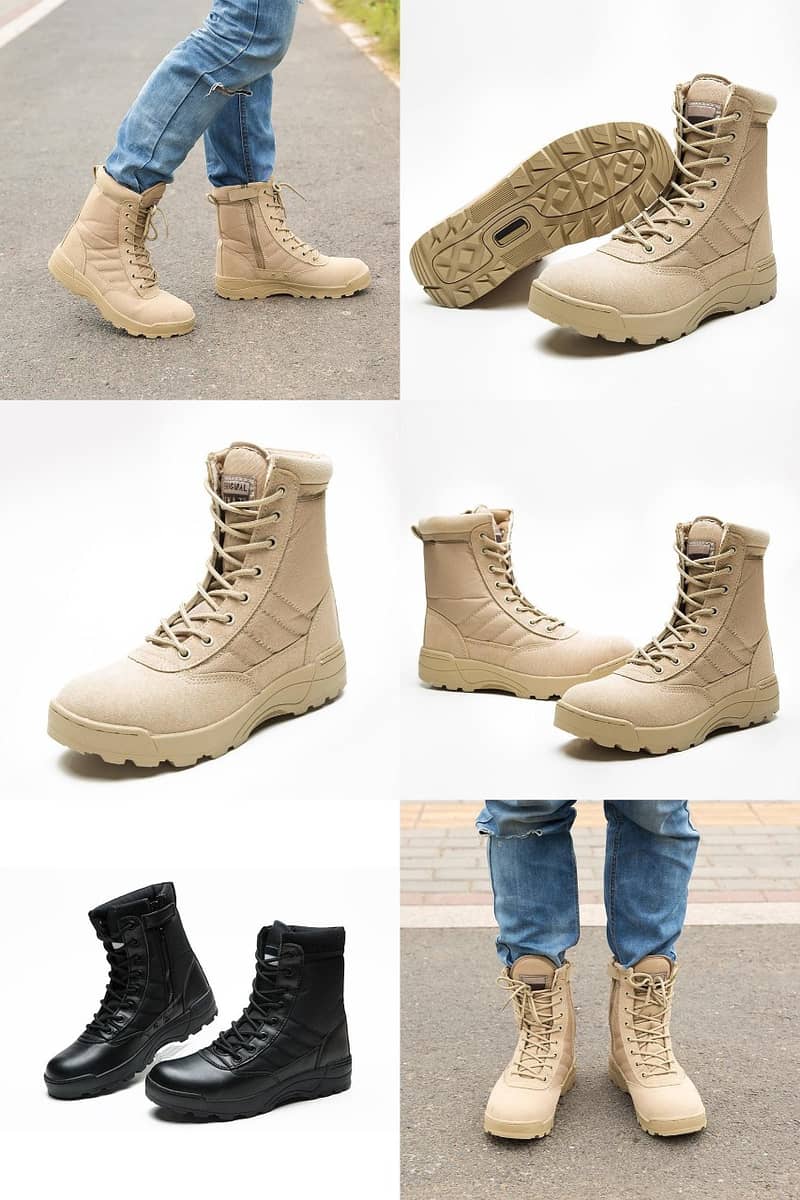 Delta Leather Army Boots For Men 2
