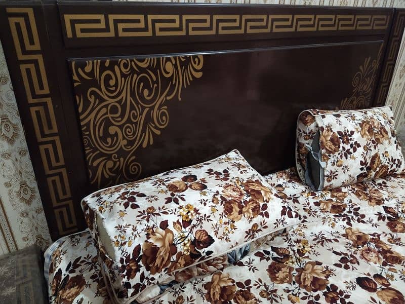 Beautiful wood Bed For Sale 1