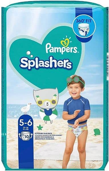 Pampers Splashers 4-5 & 5-6 0