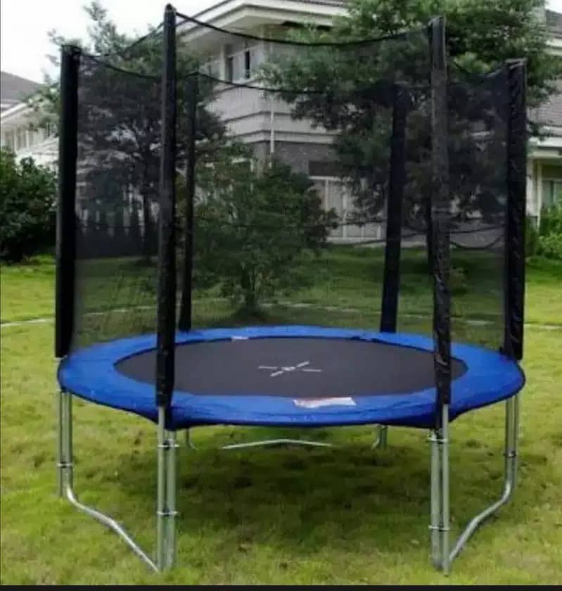Trampoline with net and ladder available in 16 14 12 10 6 5 feet 0