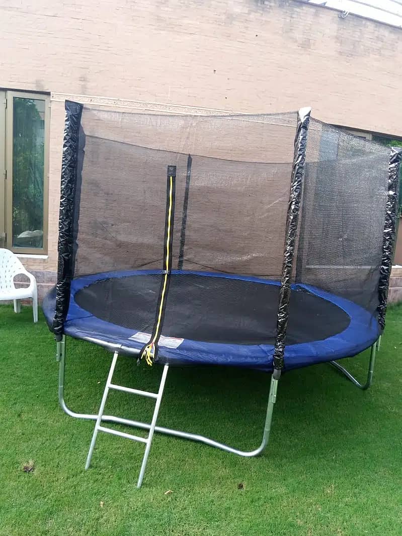 Trampoline with net and ladder available in 16 14 12 10 6 5 feet 1