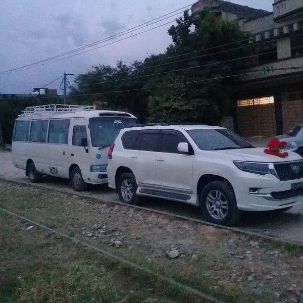 Coaster, Hiace, coach for rent available 2