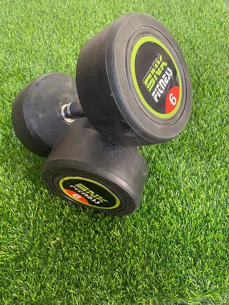 rubber coated dumbbell only whole sell order 2 to 10 kg available 1