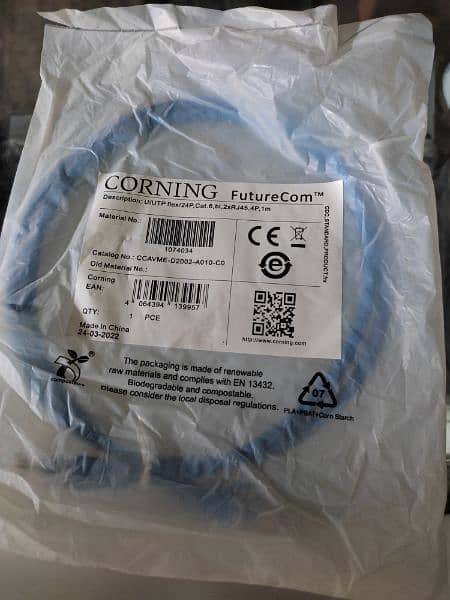 Corning i/o, patch panel, cable manager, cable , patch cords 1