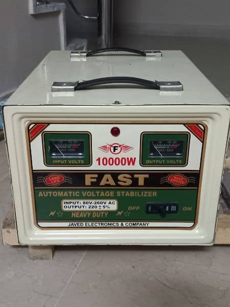 STEBLIZER 10000 watts Automatic voltage x 2 pcs 5