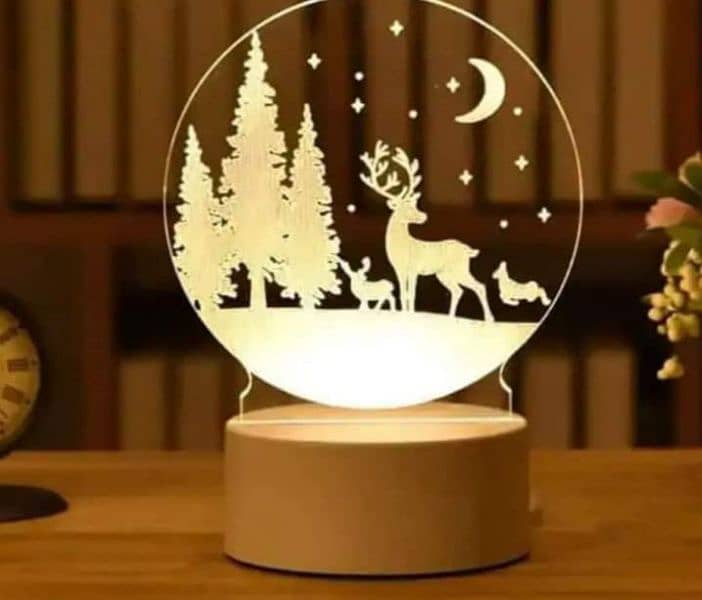 3d led table lamps. 1