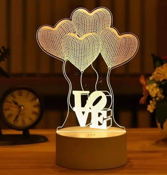 3d led table lamps. 2
