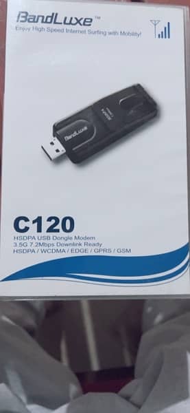 C-120. HSDPA DONGLE . 3.5 G 7.2 mbps  Down Link  Ready. 0