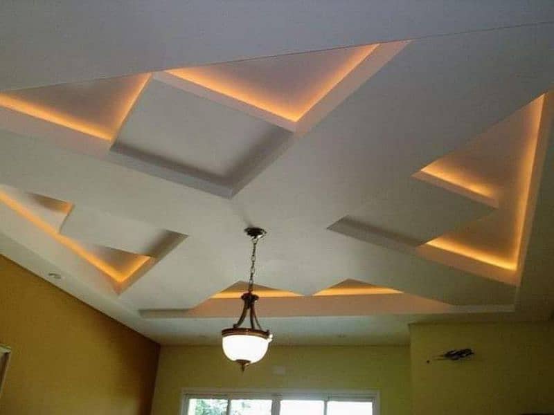 false cielling 2/2 pop jipsum board dampa cielling All new design 16