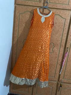 silk & jamawar fancy dress