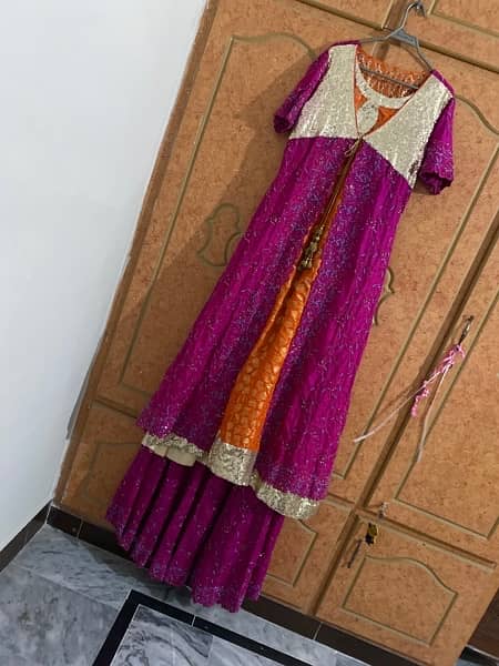 silk & jamawar fancy dress 3