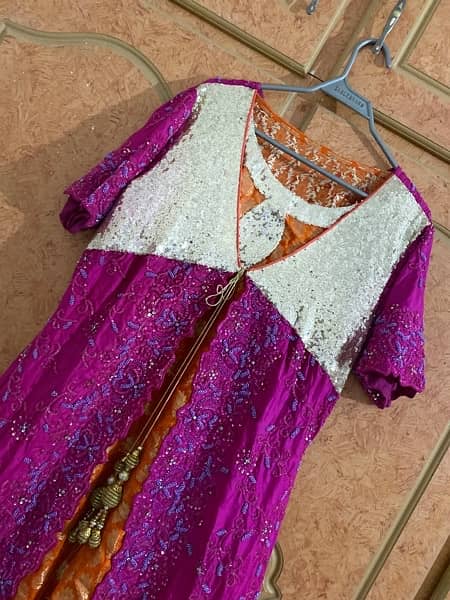silk & jamawar fancy dress 4