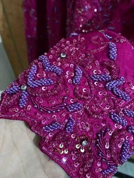 bridal silk & jamawar fancy dress 7