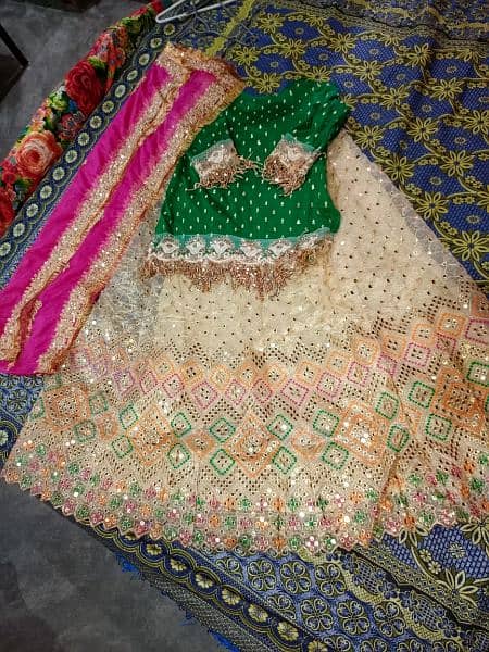 bridal mehndi lehnga 5