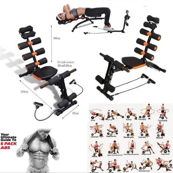6 Pack Care Exercise Machine With Paddle Product Highlight 03020062817 1
