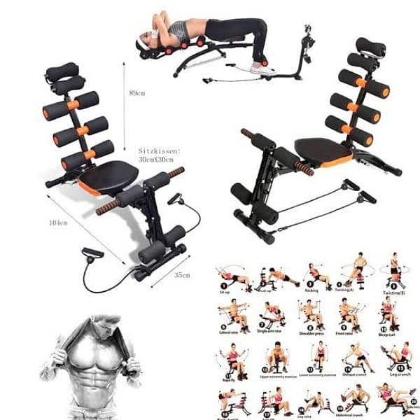 6 Pack Care Exercise Machine With Paddle Product Highlight 03020062817 2