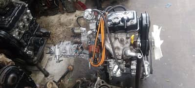 suzuki complete engine with gearbox well and good condition