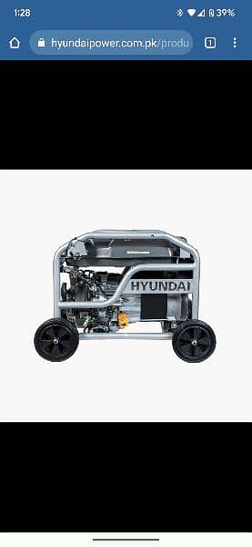 Hyundai Gasoline Generator 3 KW (HGS3500) 1