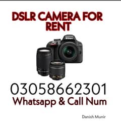 DSLR Camera For Rent , DSLR Rental Services , DSLR Camera For Rent