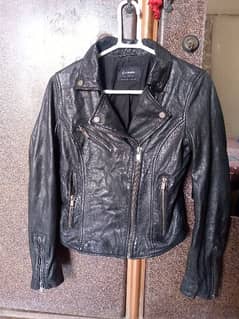 Original Stradivarius leather jacket (xs)