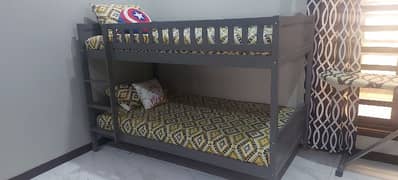 interwood bunk bed with mattresses