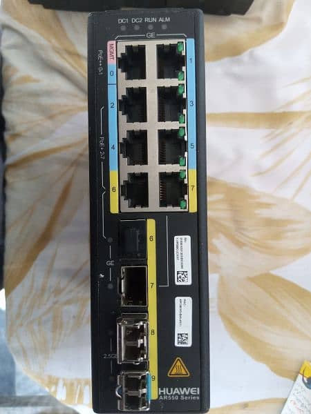 Huawei AR550 PoE switch 6