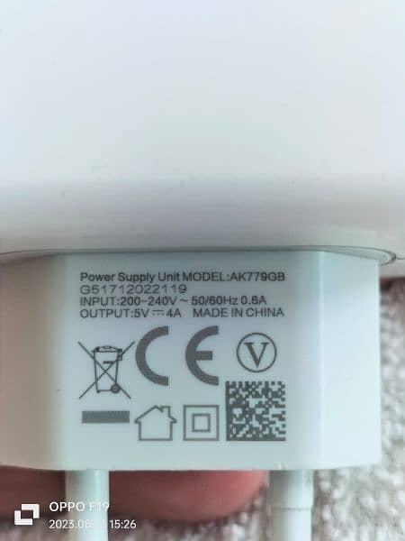 oppo f15 vooc fast charger original adopter for Sall 03129572280 1