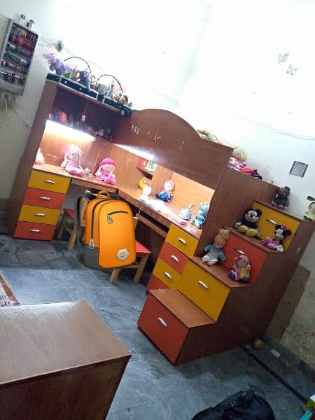 Bunk bed with study table 2