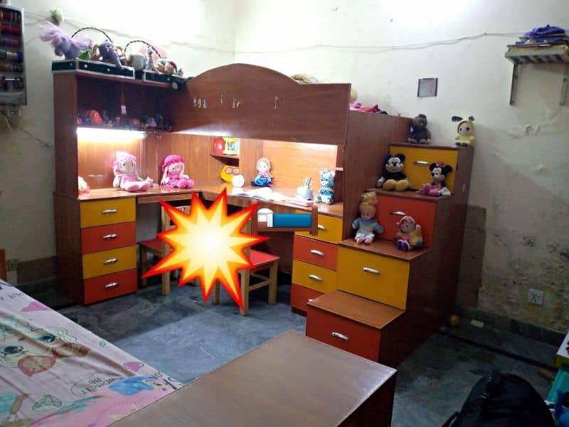 Bunk bed with study table 3