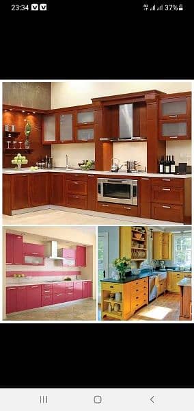 kitchen cabinet and marble top 3