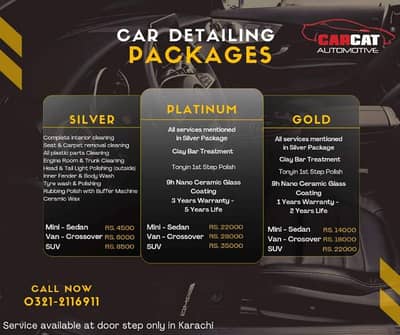 Car interior cleaning & detailing services