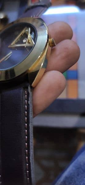 GMI Swiss 18 K gold plated watch 5