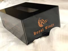 icralic tissue box customized