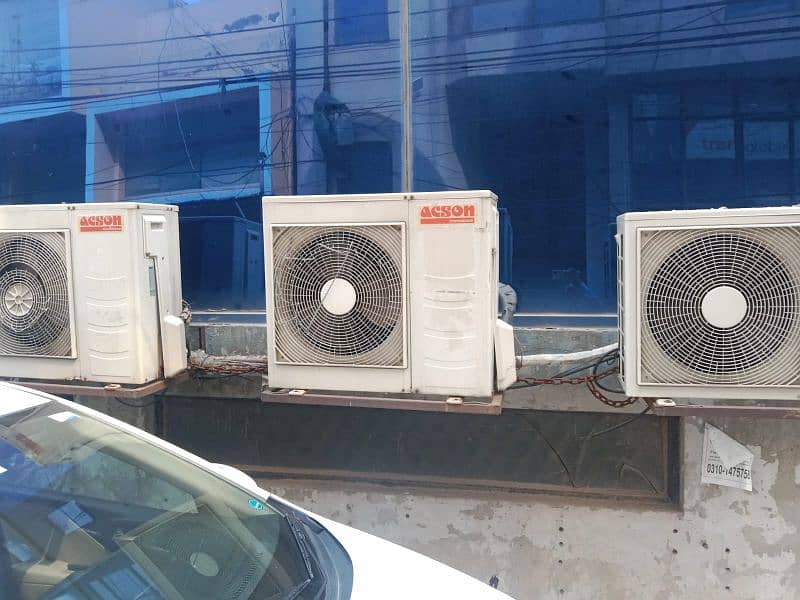 Used AC for sale 1 ton, 1.5 ton and 2 ton and 4 ton 4